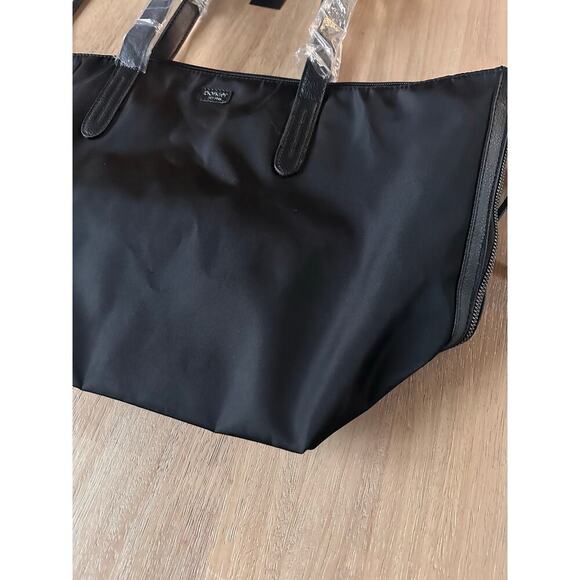 Botkier New York Bond Black Tote Bag handbag FAB FIT FUN  BOTKIER New York Bond Black Nylon Tote Bag NEW with TAGS